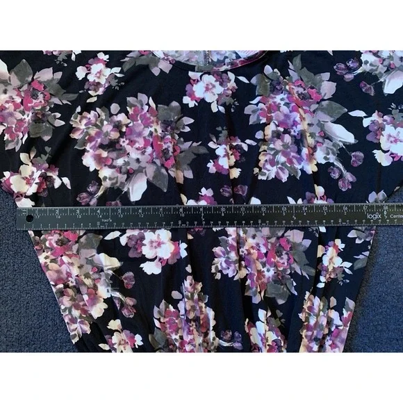 Candie's Shirt Women's Small Floral Short Sleeve - Picture 6 of 6